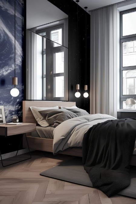 Picture of The earth on the left