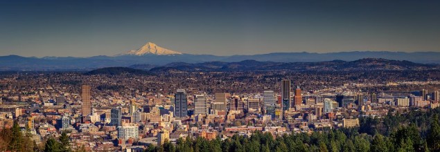 Slika Portland Downtown Cityscape