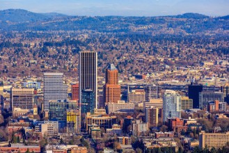 Picture of Portland Downtown Cityscape
