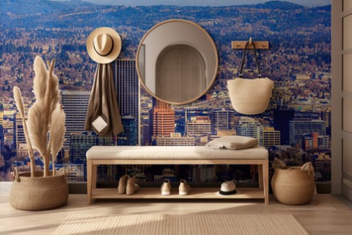 Afbeeldingen van Portland Downtown Cityscape