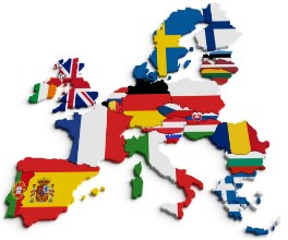 Immagine di Europa und Flaggen