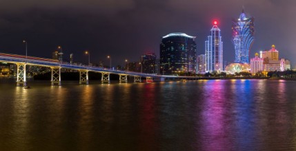 Imagem de Macau cityscape Night