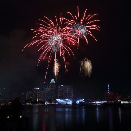 Afbeeldingen van Singapore Fireworks 2017 2