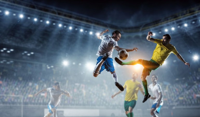 Football hottest moments photowallpaper Scandiwall