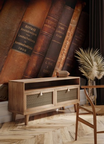 Picture of Alte Bcher im Bcherregal