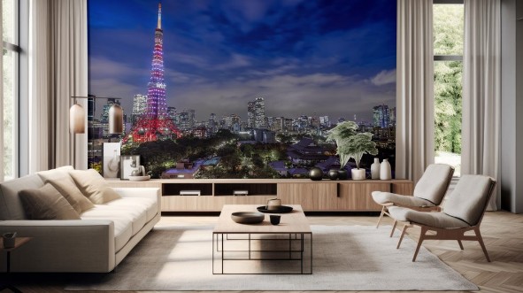 Afbeeldingen van Tokyo Tower Blue hour