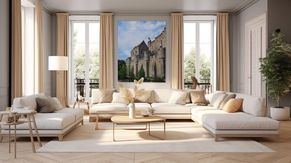 Image de Castle in Ghent Belgium on Canal