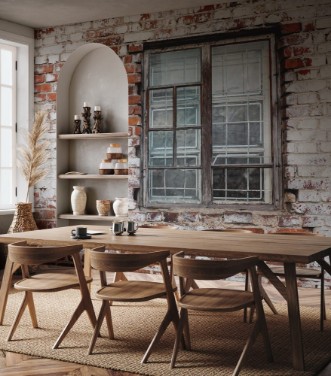 Afbeeldingen van Raam in bakstenen muur