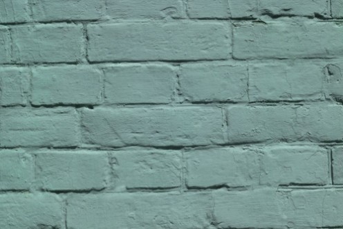 Imagen de Brick wall covered with green lime