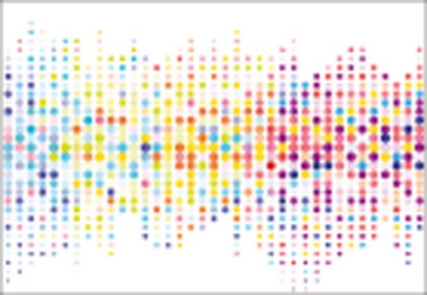 Image de Abstract colorful halftone texture dots pattern vector