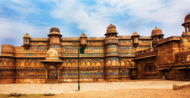 Afbeeldingen van Southern part of Gwalior Fort Gwalior Madhya Pradesh