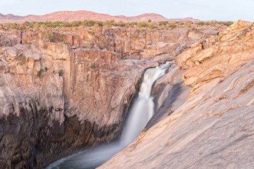 Picture of Main Augrabies waterfall at sunset