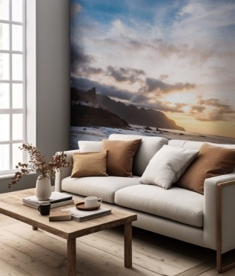 Afbeeldingen van Sunset over ocean Tenerife