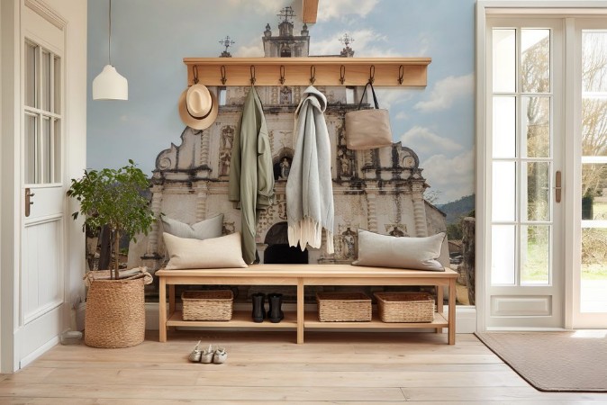 Picture of Old colonial church in San Manuel de Colohete village Honduras