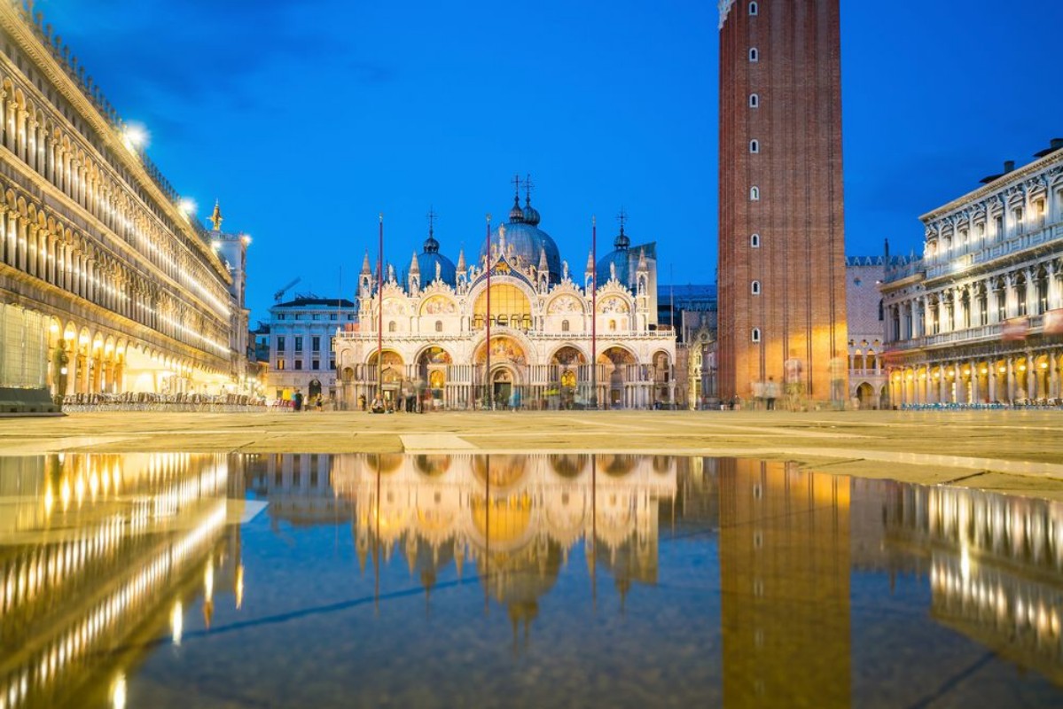 Picture of San Marco square with Saint Marks Basilica