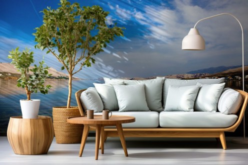 Picture of Sea bay with a rocky coast in Croatia