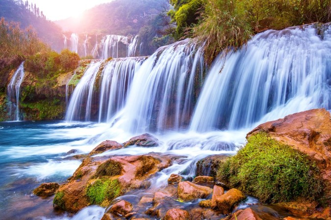 Picture of Jiulong waterfall in Luoping China