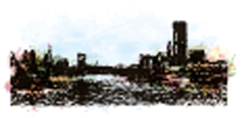 Afbeeldingen van Watercolor sketch of London skyline the capital of England and the United Kingdom in vector illustration