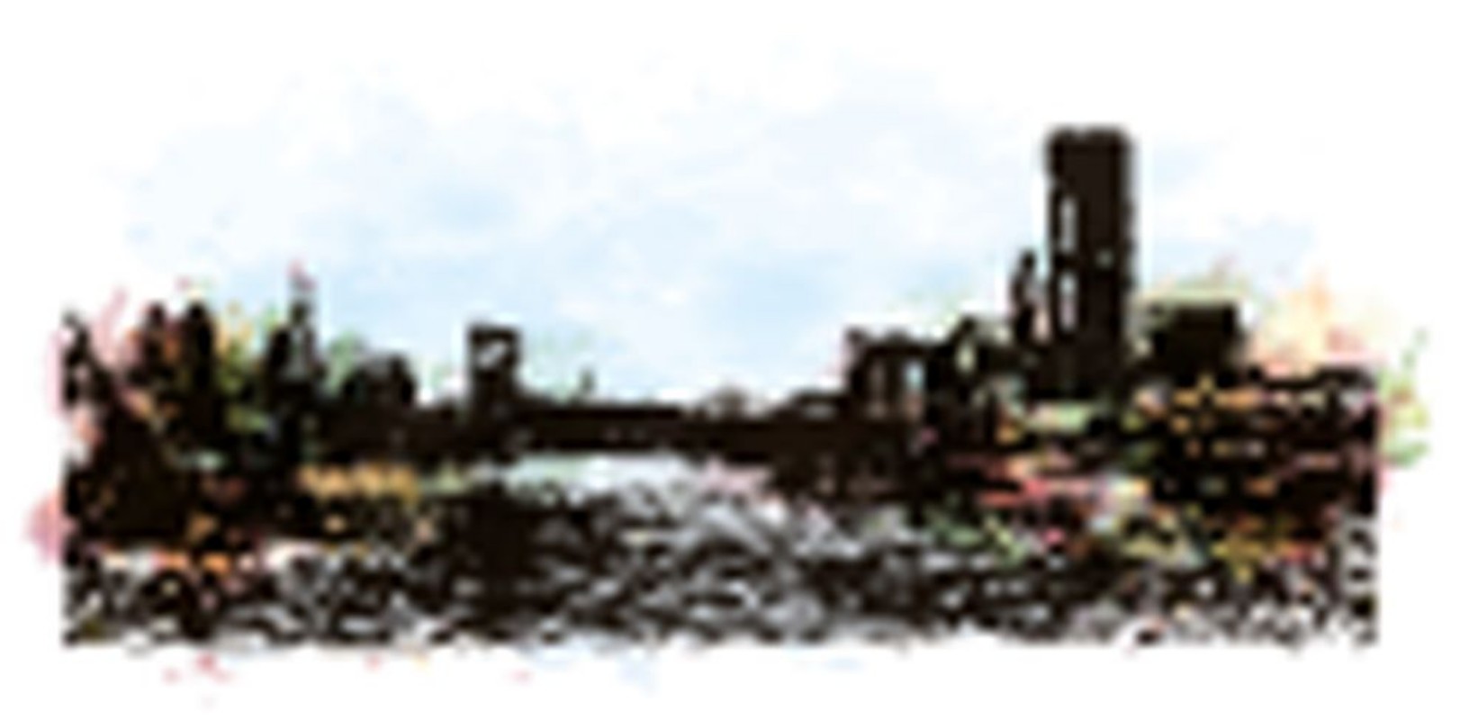 Afbeeldingen van Watercolor sketch of London skyline the capital of England and the United Kingdom in vector illustration