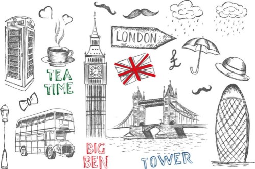 Picture of Set of England symbols