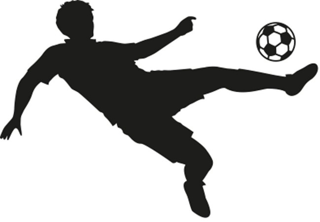 Afbeeldingen van FOOTBALLEUR SILHOUETTE
