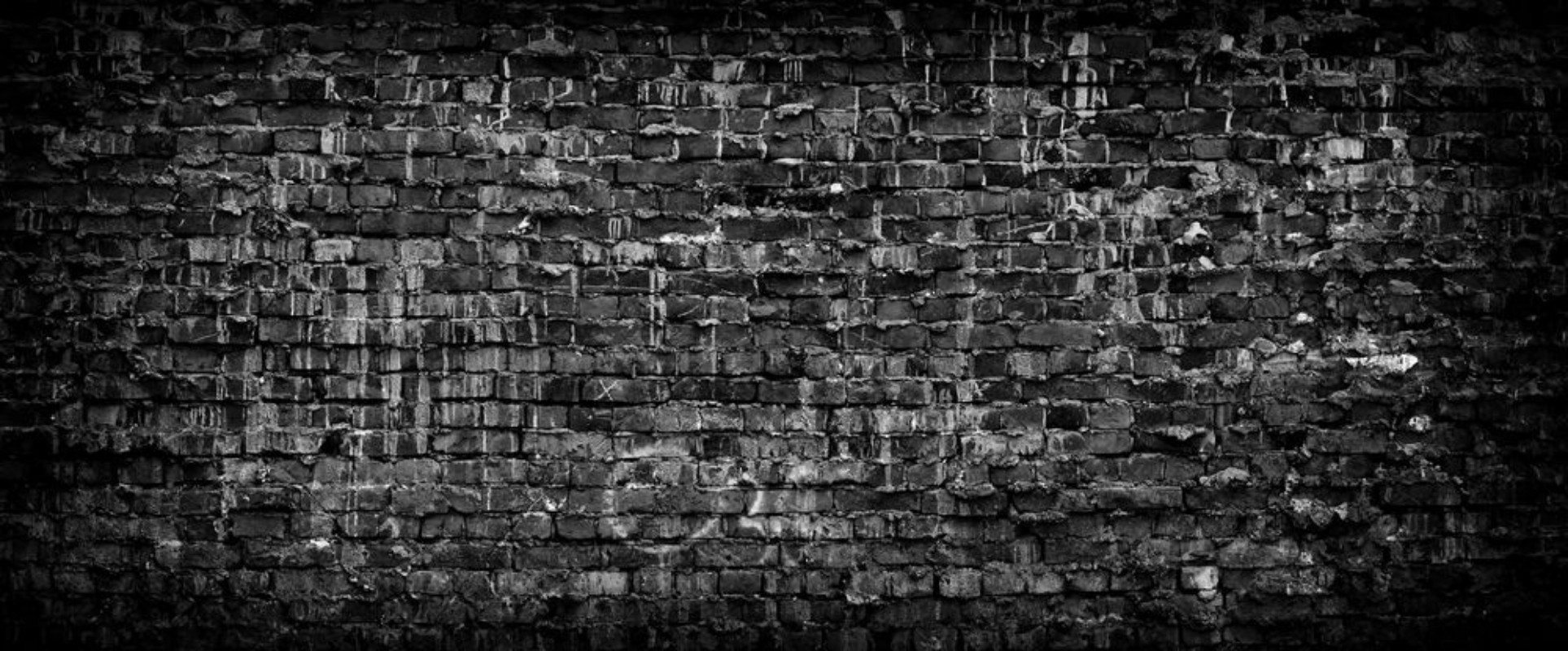 Image de Black Grunge Brick Wall