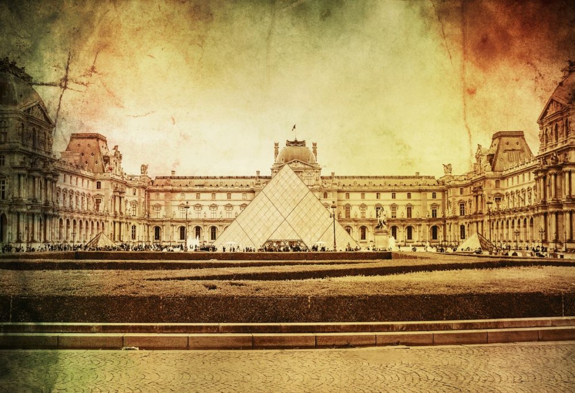 Picture of Eiffel Tower vintage Selective focus 