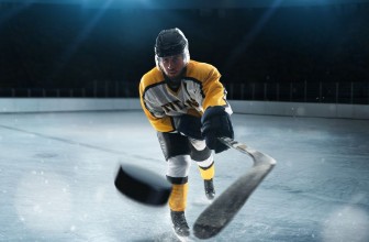 Picture of Ice hockey players on the grand ice arena