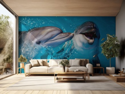 Cute Smart Dolphins paveikslėlis