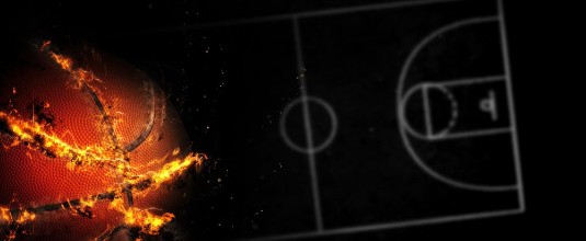 Image de Basketball banner with copy space