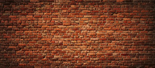 Imagem de Red Brick wall panoramic view