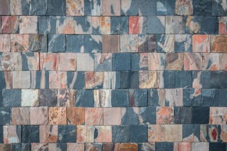 Pilt Elegant stone wall from small square parts