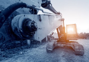 Bild von Excavator at work