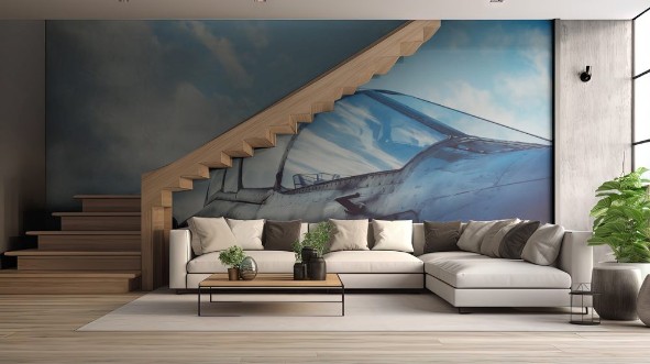 Picture of Old military fighter cockpit