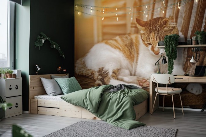 Afbeeldingen van Young cat sleep