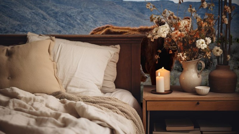 Image de A cow and a calf in the rural Nevada  countryside