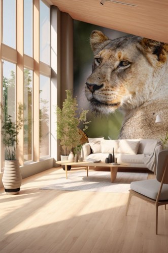 Image de Portrait of a female lion in Sabi Sands Game Reserve in the Greater Kruger Region in South Africa