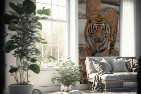 Picture of Bengal tiger in zoo