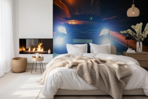 Afbeeldingen van Cars in the winter night city