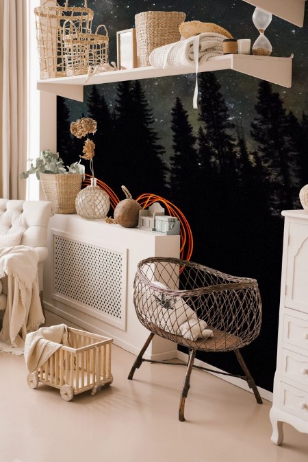 Afbeeldingen van Heart made with glowing embers while camping below starry sky