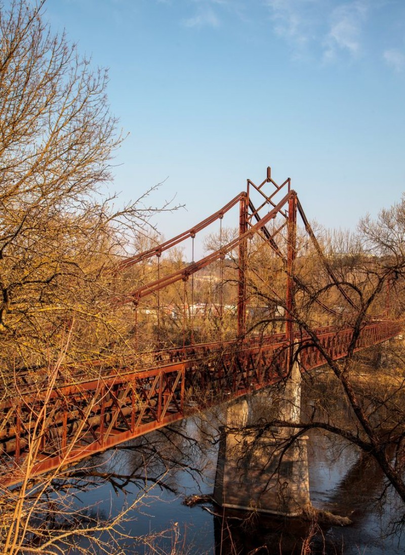 Picture of Handing bridg over the river Neris