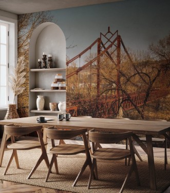 Picture of Handing bridg over the river Neris