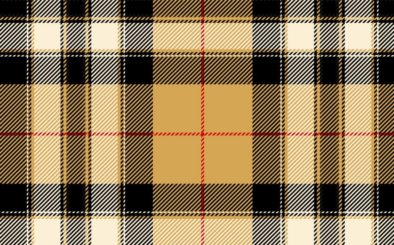 Afbeeldingen van Seamless tartan or plaid texture with threads
