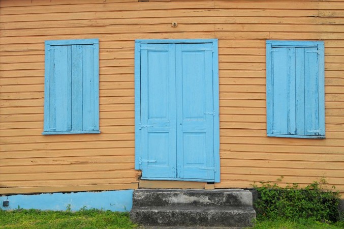 Afbeeldingen van Färgglad dörr