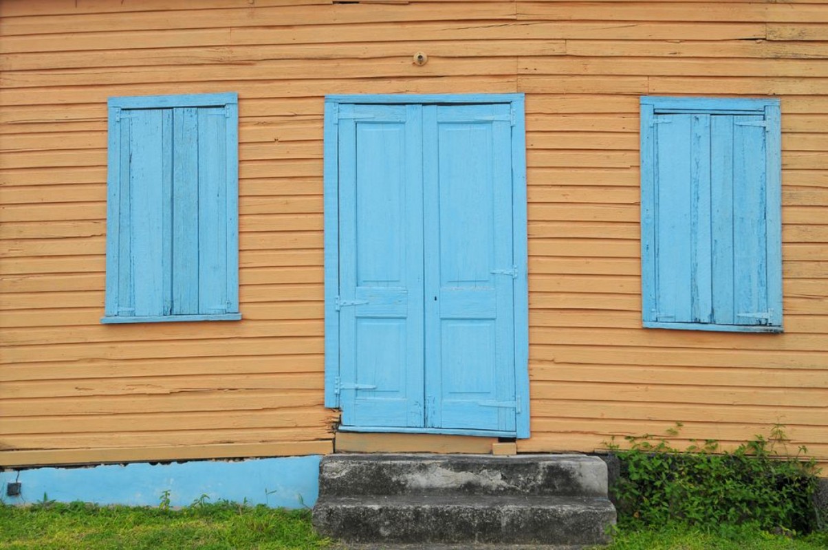 Afbeeldingen van Kleurrijke deur