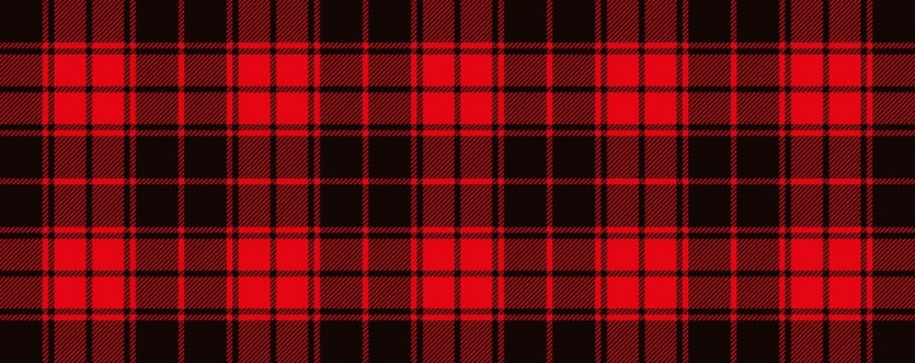 Picture of Red lumberjack style Vector gingham and bluffalo check line pattern Checkered picnic cooking table cloth Texture from rhombus squares for plaid tablecloths Flat tartan checker print 
