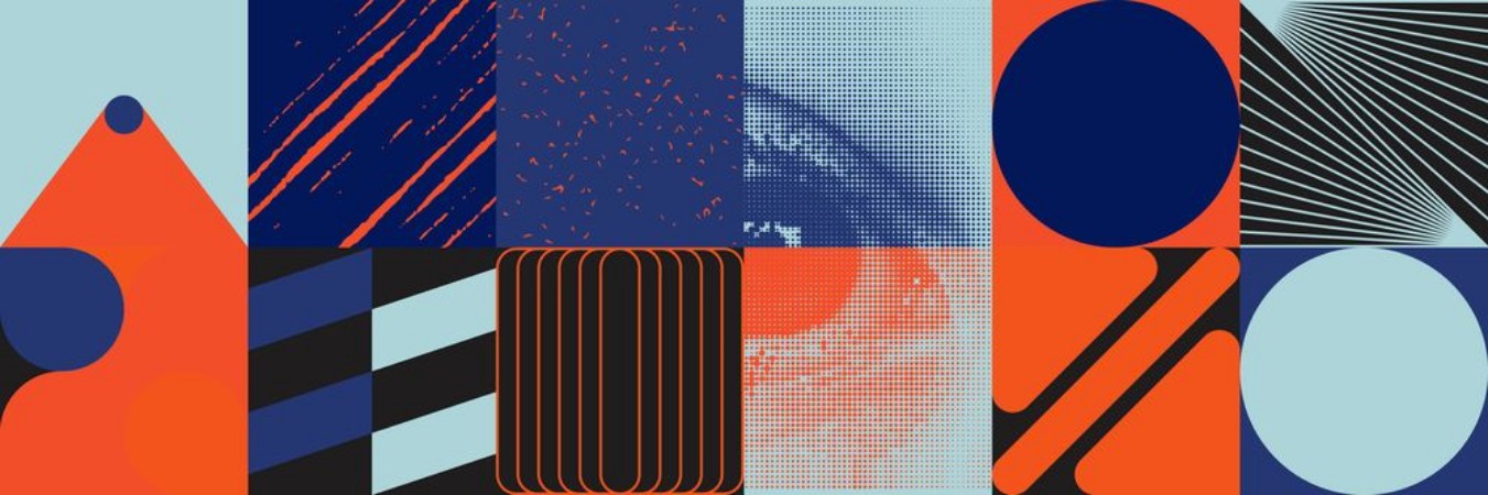 Image de Deconstructed Abstract Vector Pattern Design