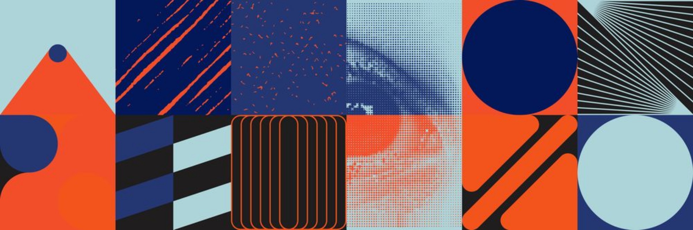 Picture of Deconstructed Abstract Vector Pattern Design