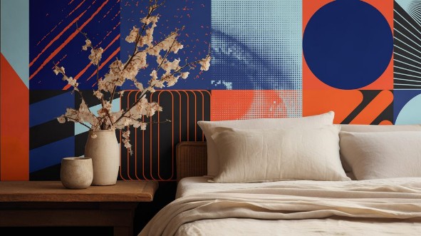 Picture of Deconstructed Abstract Vector Pattern Design