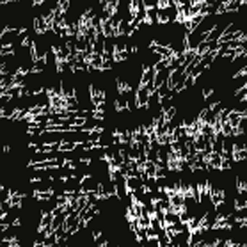 Afbeeldingen van Seamless vector pattern White text on a black background